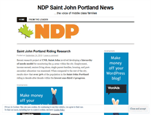 Tablet Screenshot of ndpsaintjohnportland.wordpress.com