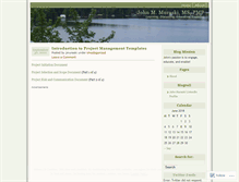 Tablet Screenshot of johnmuraski.wordpress.com