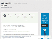 Tablet Screenshot of openalam.wordpress.com
