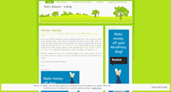 Desktop Screenshot of kimsreason.wordpress.com