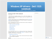 Tablet Screenshot of dell1525drivers.wordpress.com