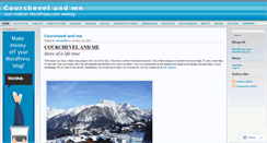 Desktop Screenshot of courchevelandme.wordpress.com