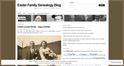 Desktop Screenshot of easterfamilygenealogy.wordpress.com