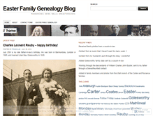 Tablet Screenshot of easterfamilygenealogy.wordpress.com