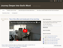 Tablet Screenshot of journeydeeperin2godsword.wordpress.com
