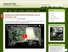 Tablet Screenshot of animalvida.wordpress.com