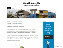 Tablet Screenshot of claschancayllo.wordpress.com