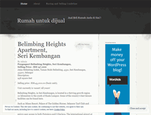 Tablet Screenshot of myhartanah.wordpress.com