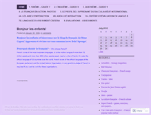 Tablet Screenshot of leblogdemadamecapon.wordpress.com