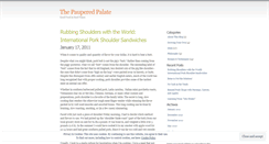 Desktop Screenshot of pauperedpalate.wordpress.com