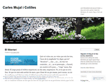 Tablet Screenshot of carlesmujal.wordpress.com