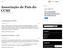 Tablet Screenshot of apccmi.wordpress.com