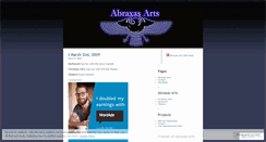 Desktop Screenshot of abraxasarts.wordpress.com