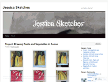 Tablet Screenshot of jessicasketches.wordpress.com