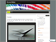 Tablet Screenshot of brunamillan.wordpress.com