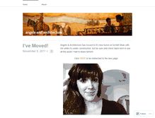 Tablet Screenshot of angelsandarchitecture.wordpress.com