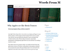 Tablet Screenshot of mwords.wordpress.com