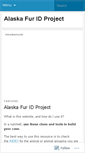 Mobile Screenshot of alaskafurid.wordpress.com