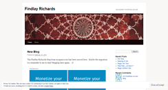 Desktop Screenshot of findlayrichards.wordpress.com