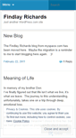 Mobile Screenshot of findlayrichards.wordpress.com