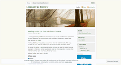 Desktop Screenshot of litreview.wordpress.com