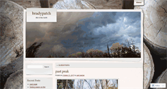 Desktop Screenshot of bradypatch.wordpress.com