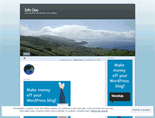 Tablet Screenshot of infogeo.wordpress.com