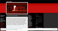 Desktop Screenshot of pagandharma.wordpress.com