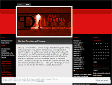 Tablet Screenshot of pagandharma.wordpress.com