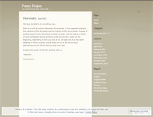 Tablet Screenshot of ekpoems.wordpress.com