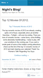 Mobile Screenshot of nightsblogs.wordpress.com