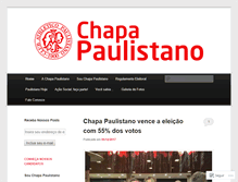 Tablet Screenshot of chapapaulistano.wordpress.com