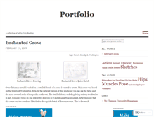 Tablet Screenshot of corysportfolio.wordpress.com