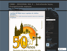 Tablet Screenshot of cnbbsul3.wordpress.com