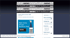 Desktop Screenshot of mostrasesc.wordpress.com