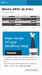 Mobile Screenshot of mostrasesc.wordpress.com