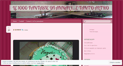 Desktop Screenshot of fantasiedellacucinadiannaly.wordpress.com