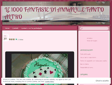 Tablet Screenshot of fantasiedellacucinadiannaly.wordpress.com