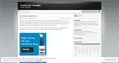 Desktop Screenshot of misscoachlady.wordpress.com