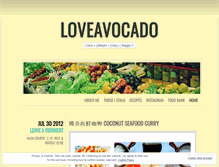 Tablet Screenshot of loveavocado.wordpress.com