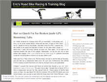 Tablet Screenshot of ericracesbikes.wordpress.com