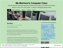 Tablet Screenshot of msmorrisonit.wordpress.com