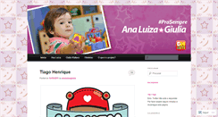 Desktop Screenshot of analuizaegiulia.wordpress.com