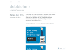 Tablet Screenshot of debbiehmr.wordpress.com