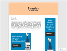 Tablet Screenshot of bisysslan.wordpress.com