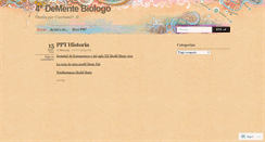 Desktop Screenshot of 3biologo.wordpress.com