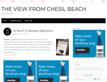 Tablet Screenshot of chesilbeach.wordpress.com