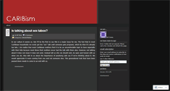Desktop Screenshot of caribism.wordpress.com