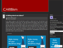 Tablet Screenshot of caribism.wordpress.com