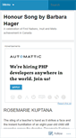 Mobile Screenshot of barbarahager.wordpress.com